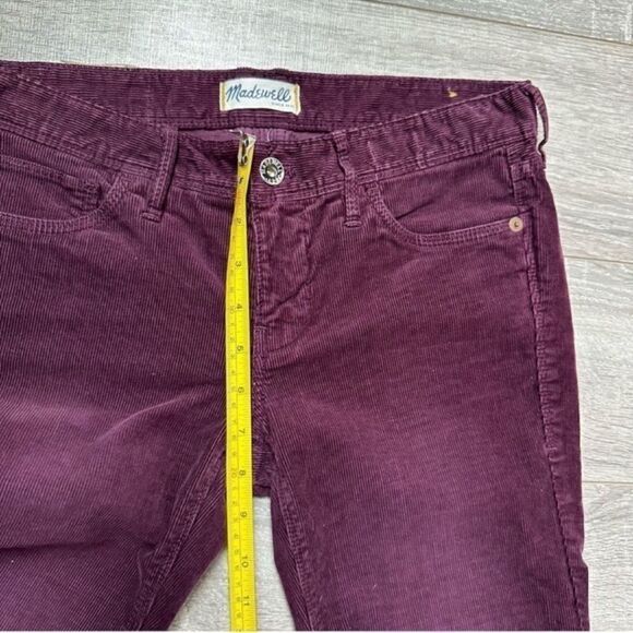 NWT Madewell Rail Straight Cords in Plum Purple size 25 - Picture 7 of 8
